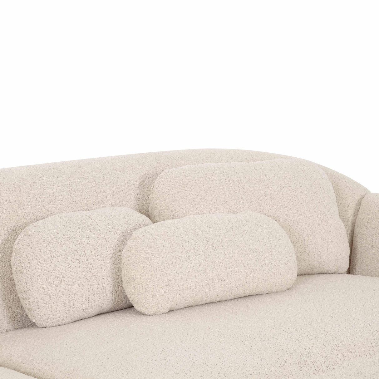 Misty 115" Cream Boucle Modular Sofa