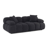 Calliope 79" Vegan Shearling Modular Loveseat