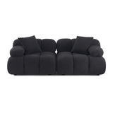 Calliope 79" Vegan Shearling Modular Loveseat