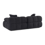 Calliope 79" Vegan Shearling Modular Loveseat