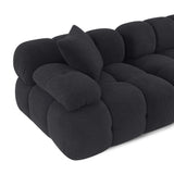 Calliope 79" Vegan Shearling Modular Loveseat
