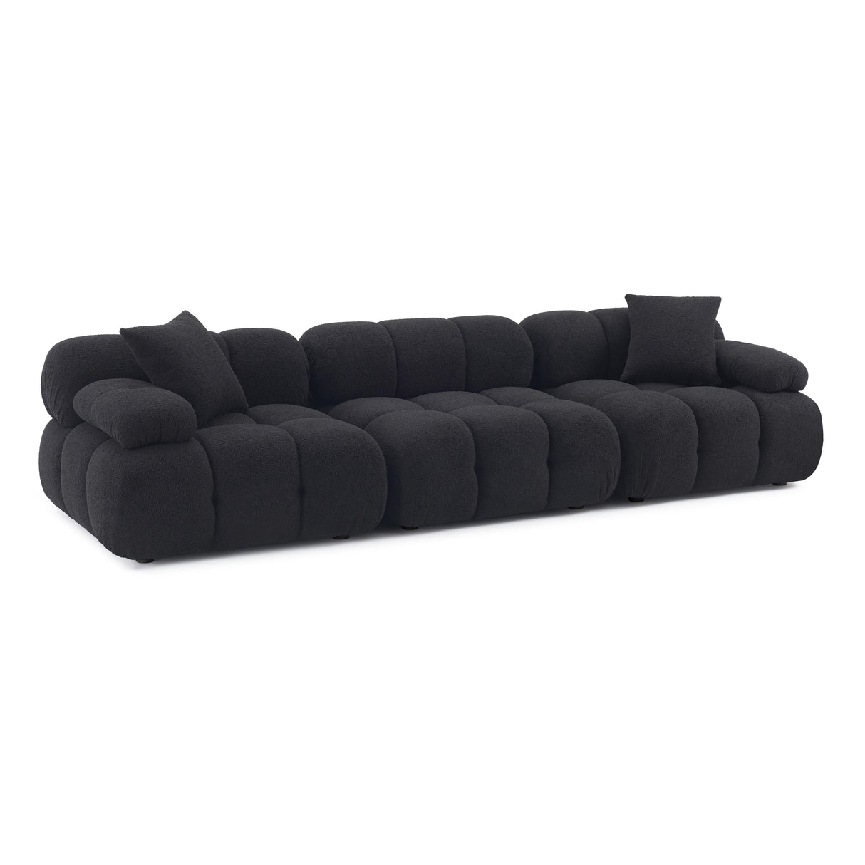 Calliope 118" Vegan Shearling Modular Sofa