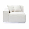 Mindy Performance Chenille Basketweave Modular Corner Chair - View 1