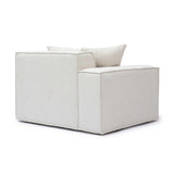 Mindy Performance Chenille Basketweave Modular Corner Chair - View 4