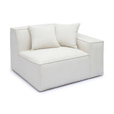 Mindy Performance Chenille Basketweave Modular Corner Chair - View 9