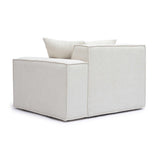 Mindy Performance Chenille Basketweave Modular Corner Chair - View 10