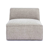 Mindy Performance Chenille Basketweave Modular Armless Chair - View 9