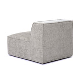 Mindy Performance Chenille Basketweave Modular Armless Chair - View 10