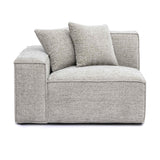 Mindy Performance Chenille Basketweave Modular Corner Chair - View 13
