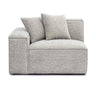 Mindy Performance Chenille Basketweave Modular Corner Chair - View 13