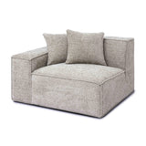 Mindy Performance Chenille Basketweave Modular Corner Chair - View 15