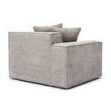 Mindy Performance Chenille Basketweave Modular Corner Chair - View 16