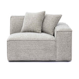 Mindy Performance Chenille Basketweave Modular Corner Chair - View 19