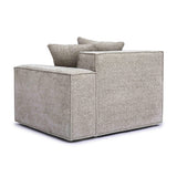 Mindy Performance Chenille Basketweave Modular Corner Chair - View 22