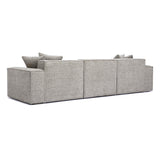 Mindy 115" Chenille Basketweave Modular Sofa