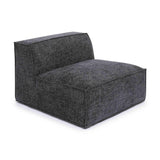 Mindy Performance Chenille Basketweave Modular Armless Chair - View 13