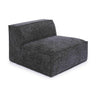 Mindy Performance Chenille Basketweave Modular Armless Chair - View 13