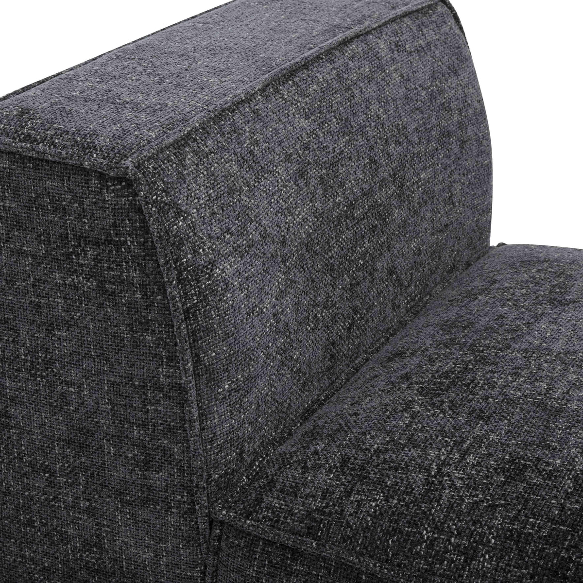 Mindy Performance Chenille Basketweave Modular Armless Chair - View 17