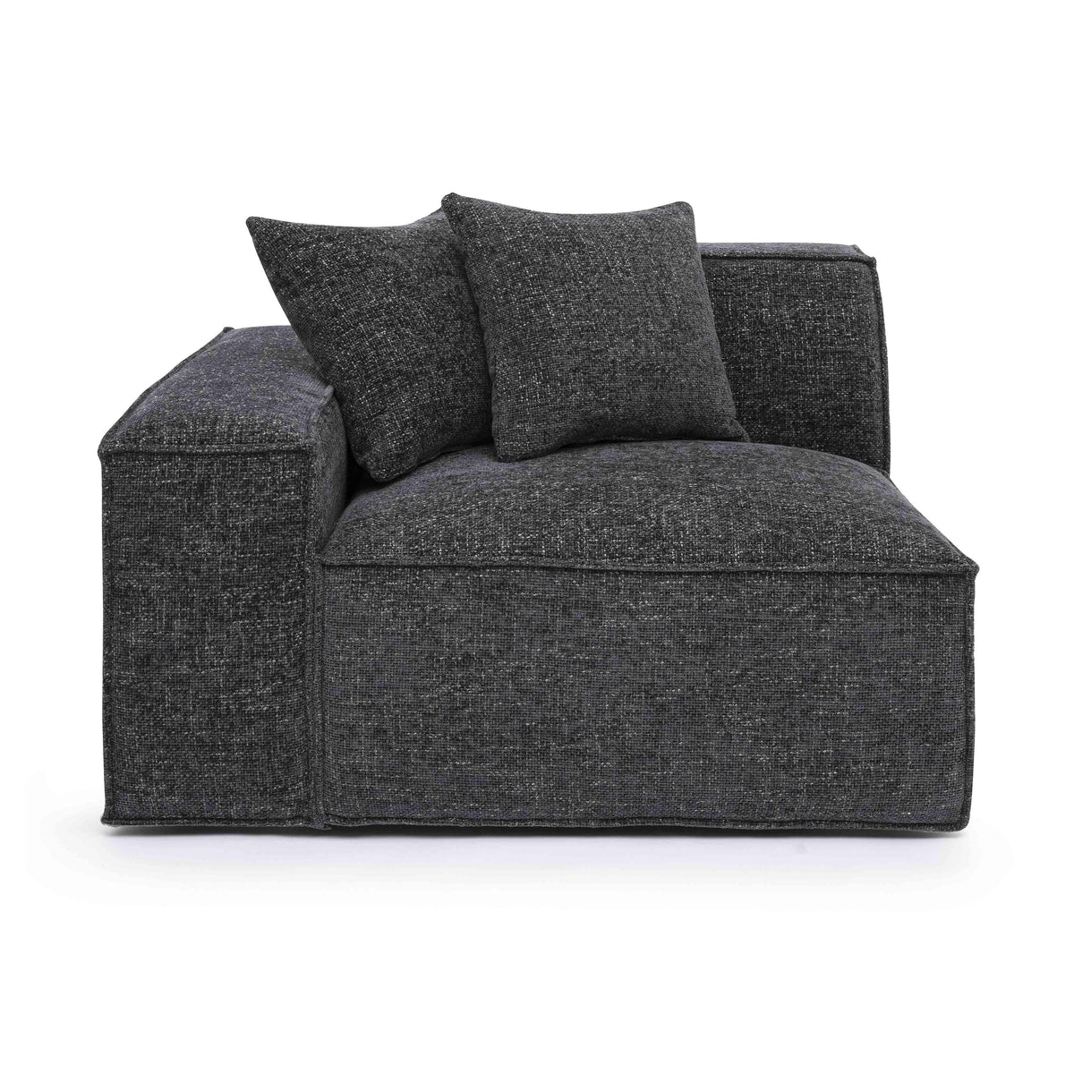 Mindy Performance Chenille Basketweave Modular Corner Chair - View 26