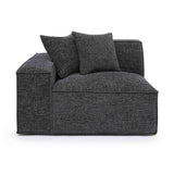 Mindy Performance Chenille Basketweave Modular Corner Chair - View 26
