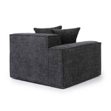 Mindy Performance Chenille Basketweave Modular Corner Chair - View 28