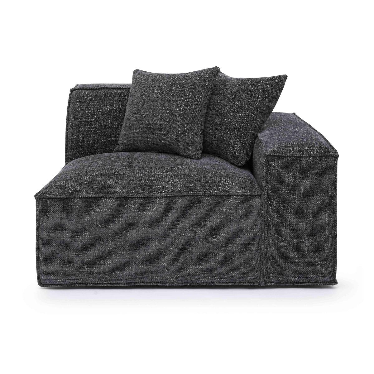Mindy Performance Chenille Basketweave Modular Corner Chair - View 32