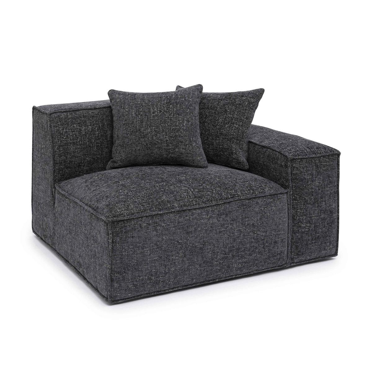Mindy Performance Chenille Basketweave Modular Corner Chair - View 33