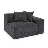 Mindy Performance Chenille Basketweave Modular Corner Chair - View 33