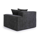 Mindy Performance Chenille Basketweave Modular Corner Chair - View 34
