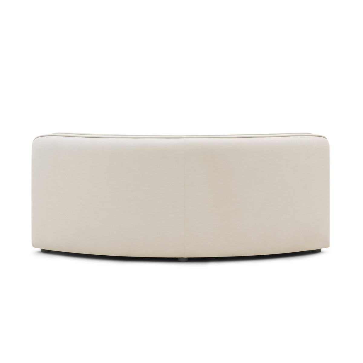 Travie Sand Upcycled Performance Linen Wedge Corner Chair - View 4