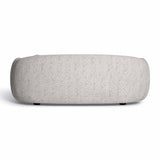 Judy 80" Black and White Woven Fabric Sofa