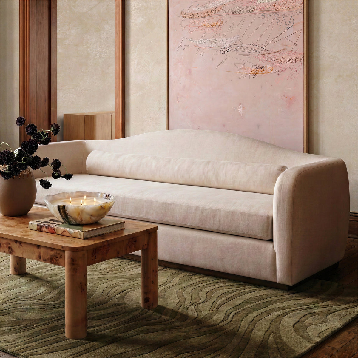 Camille 99" Sofa - View 1