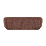 Misty 90 Inch Sofa in Tan Boucle Fabric Front Angle