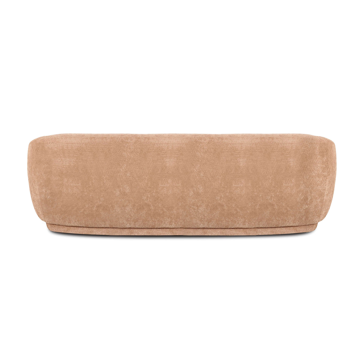 Top Down View Illustrating Crescent Shape of Misty 90 Inch Sofa