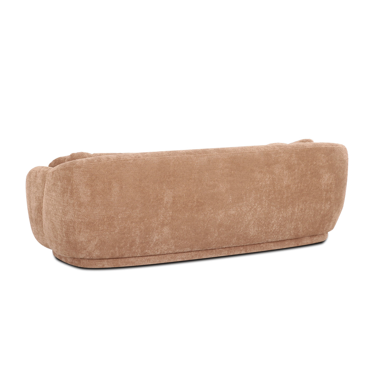 Rear View of Misty 90 Inch Sculptural Curved Living Room Sofa