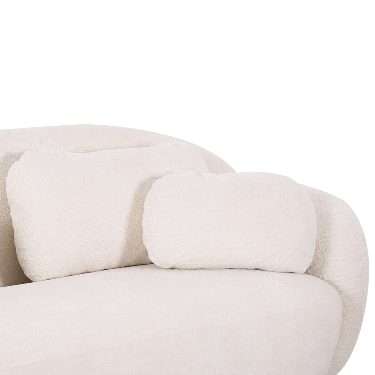Misty 90 Inch Chocolate Brown Fabric Couch in Modern Lounge Setup