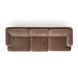 Underframe and sturdy base construction of Halsey Fabric Sofa