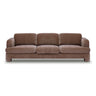 Halsey Low Profile Sofa styled with accent pillows and throw blanket