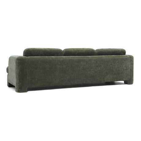 Halsey Textured Fabric Sofa in neutral tone modern living space
