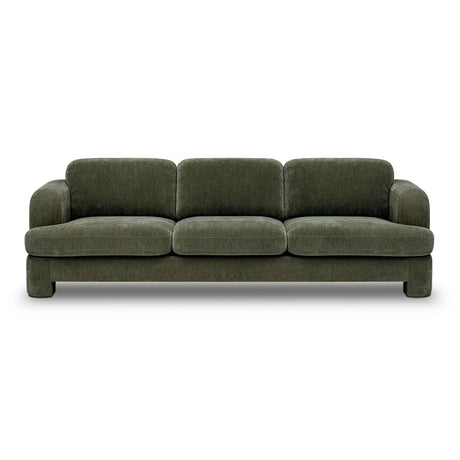 Texture detail of high-performance woven fabric on Halsey Sofa