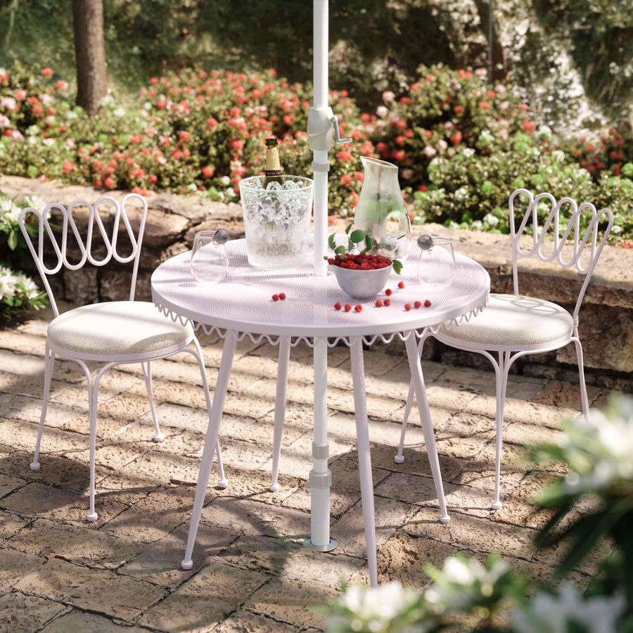 Erica Wrought Iron Outdoor Chair
