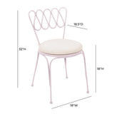 Erica Wrought Iron Outdoor Chair