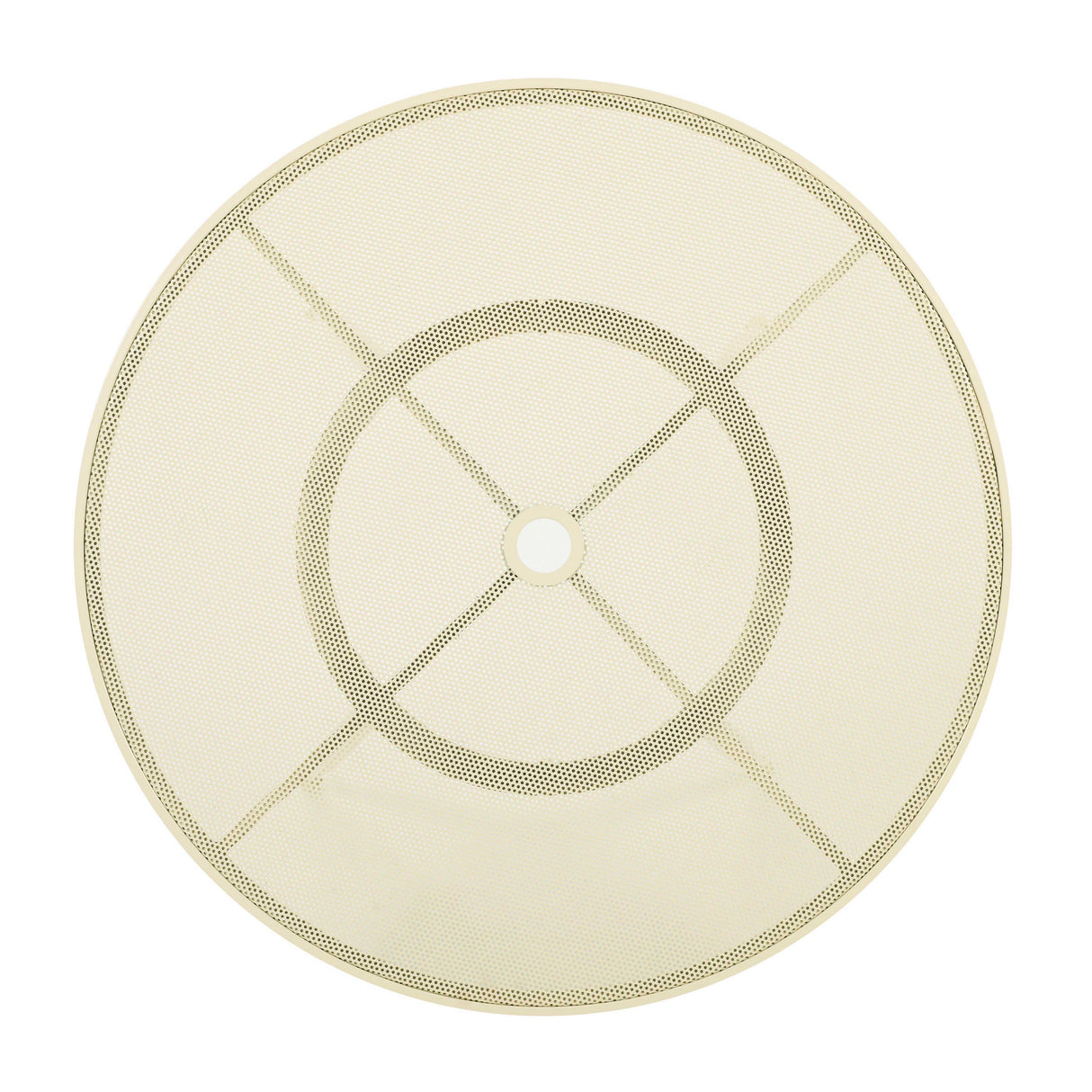 Erica 34" Wrought Iron Outdoor Round Cafe Table