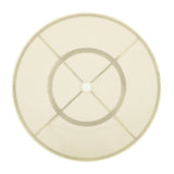 Erica 34" Wrought Iron Outdoor Round Cafe Table