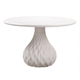 Tulum 47" Ivory Concrete Indoor / OutdoorRound Dining Table