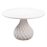 Tulum 47" Ivory Concrete Indoor / OutdoorRound Dining Table
