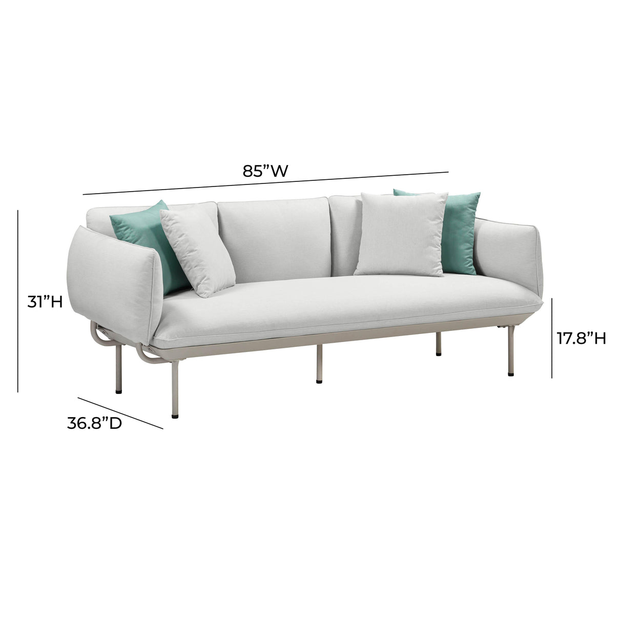 Katti 85" Outdoor Sofa