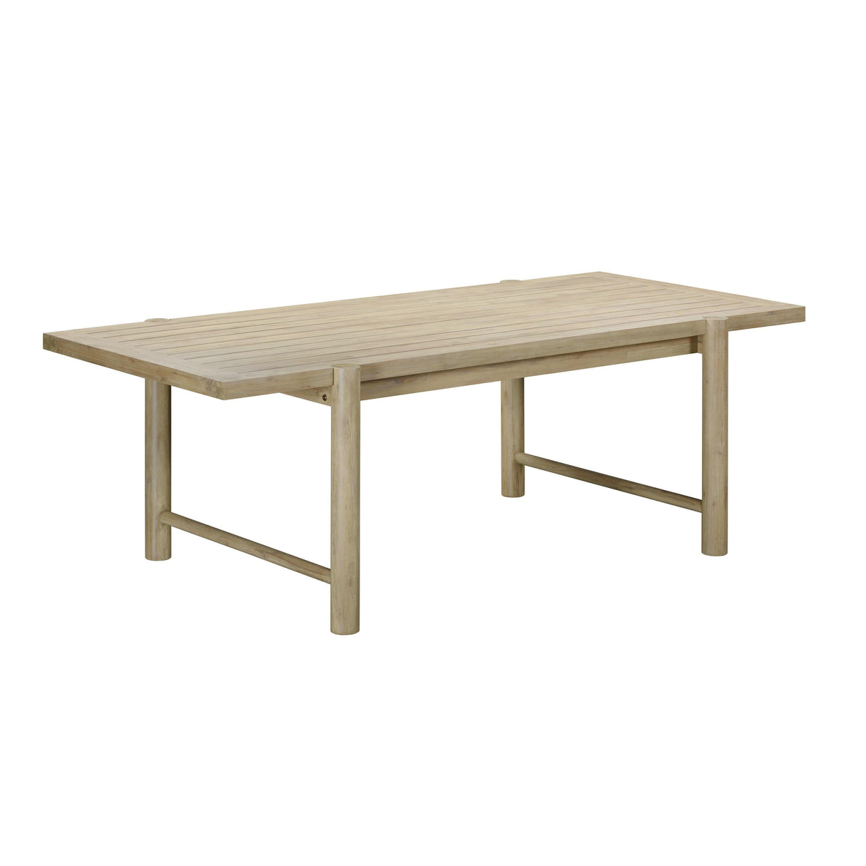Gata 87" Light Teak Outdoor Rectangular Dining Table