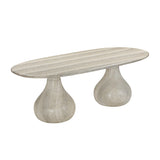 Smooch 87" Concrete Indoor / Outdoor Dining Table