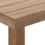 Cassie Natural Outdoor Rectangular Dining Table (75"-108")